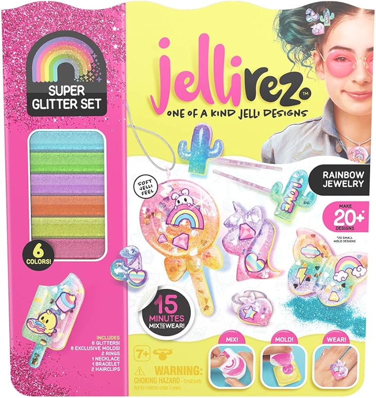 Rainbow Jellies Jelli Rez Super Glitter Rainbow
